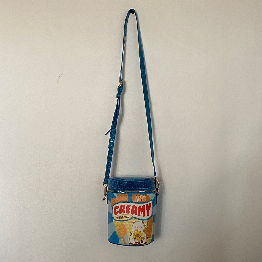 Source Unknown Blue Creamy Crossbody Bag